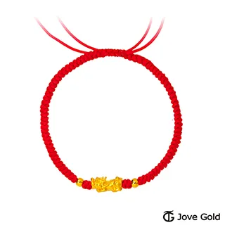 Jove Gold 漾金飾 吉祥貔貅黃金繩手鍊 歷史價格詳細信息