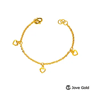 JoveGold漾金飾 心肝寶貝彌月黃金手鍊 歷史價格詳細信息
