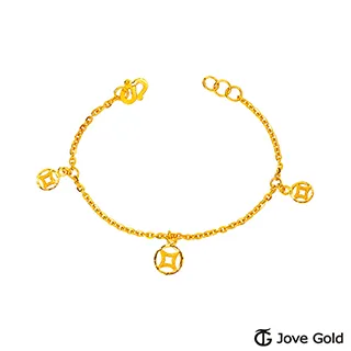 Jove Gold 漾金飾 財運亨通黃金貔貅繩手鍊 歷史價格詳細信息