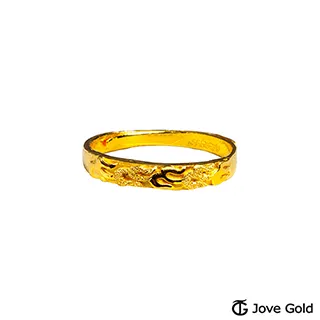 JoveGold漾金飾 祥運龍鱗黃金成對戒指 歷史價格詳細信息
