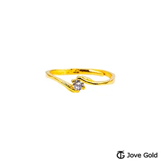 JoveGold漾金飾 點點珍情黃金戒指 歷史價格詳細信息