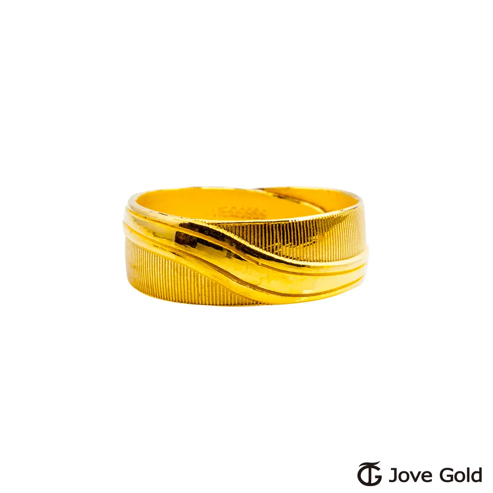 JoveGold漾金飾 幸福光景黃金男戒指 歷史價格詳細信息