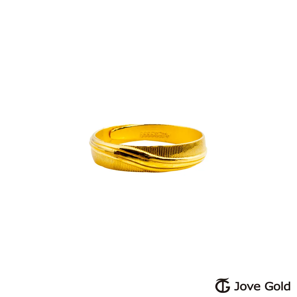 JoveGold漾金飾 幸福光景黃金男戒指 歷史價格詳細信息