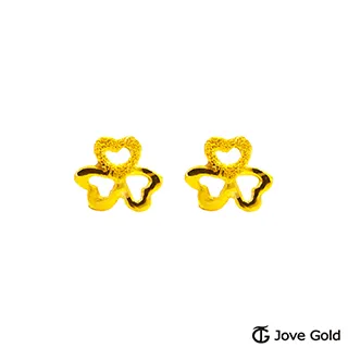 JoveGold漾金飾 美麗動人黃金耳環-大 歷史價格詳細信息