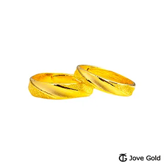 JoveGold漾金飾 幸福結黃金成對戒指 歷史價格詳細信息