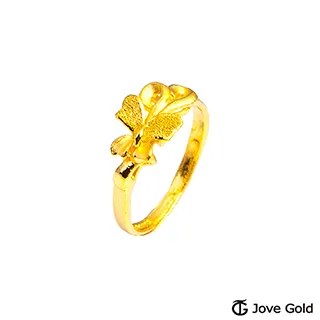 Jove gold 飛向愛黃金編織繩戒指 歷史價格詳細信息