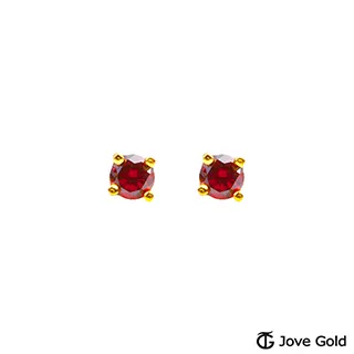 Jove Gold 漾金飾 紅粉知己黃金耳環-小 歷史價格詳細信息