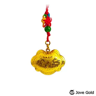 Jove Gold 漾金飾 長命富貴立體黃金胖鎖-1.0錢*2 歷史價格詳細信息