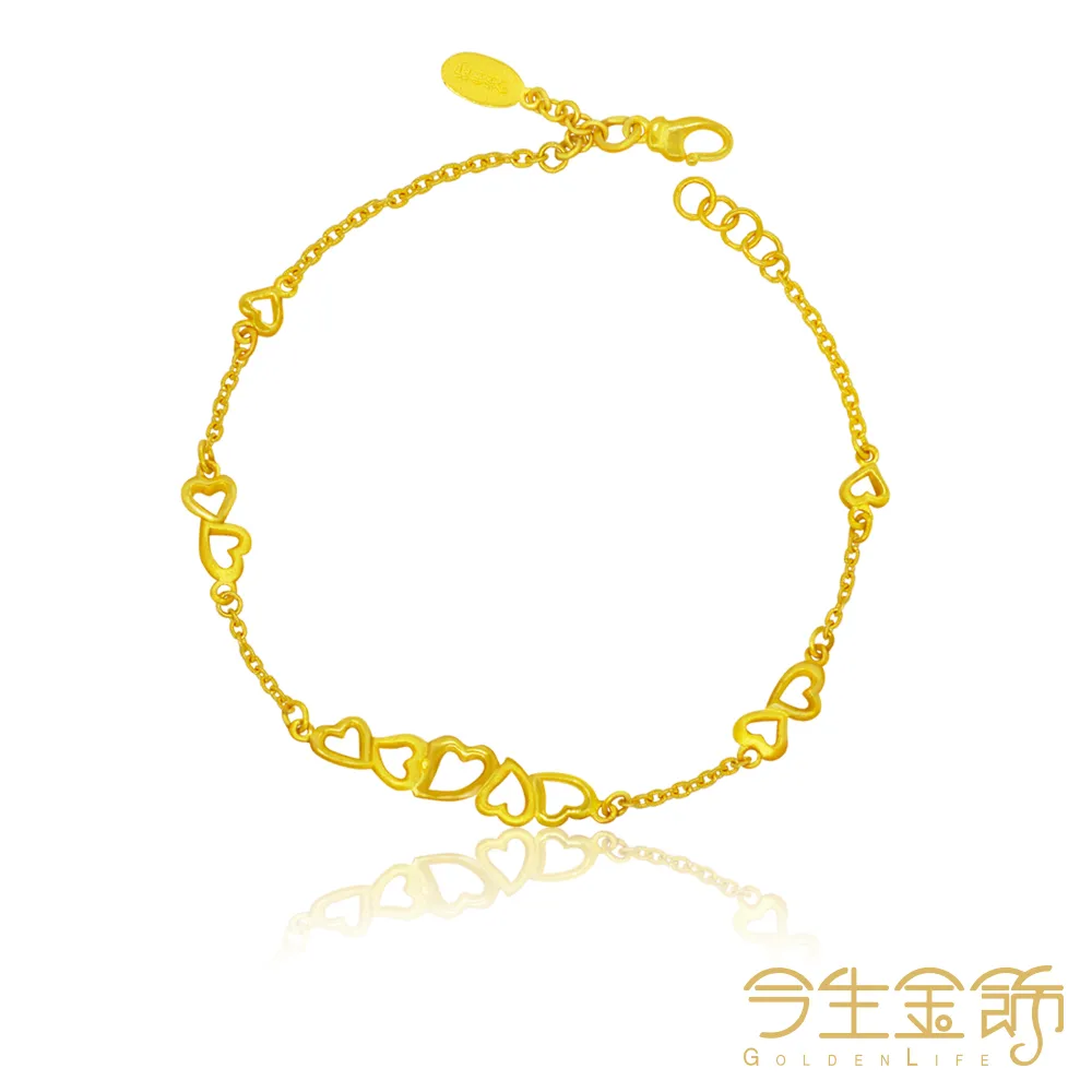 【今生金飾】心如意手繩(黃金彌月串珠手繩) 歷史價格詳細信息