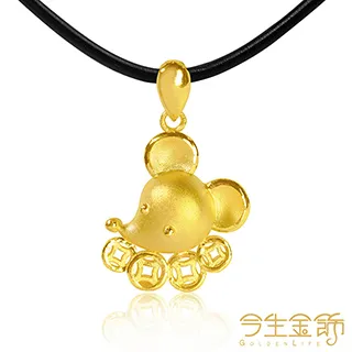 【今生金飾】發財鼠墜 黃金墜飾 歷史價格詳細信息