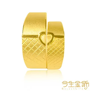 今生金飾 守護情網男戒 純黃金男戒.對戒 歷史價格詳細信息