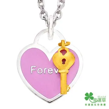 幸運草 浪漫情緣 純金+水晶墜飾 歷史價格詳細信息