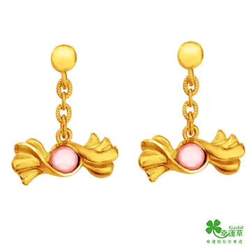 幸運草 甜蜜花圈 純金+白鋼手鍊 歷史價格詳細信息