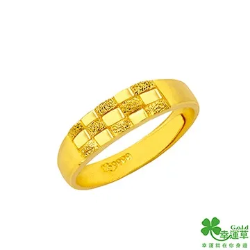 幸運草 編織愛情 純金戒指(男) 歷史價格詳細信息