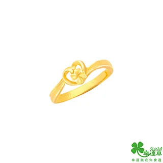 幸運草金飾 青睞黃金/水晶成對戒指 歷史價格詳細信息