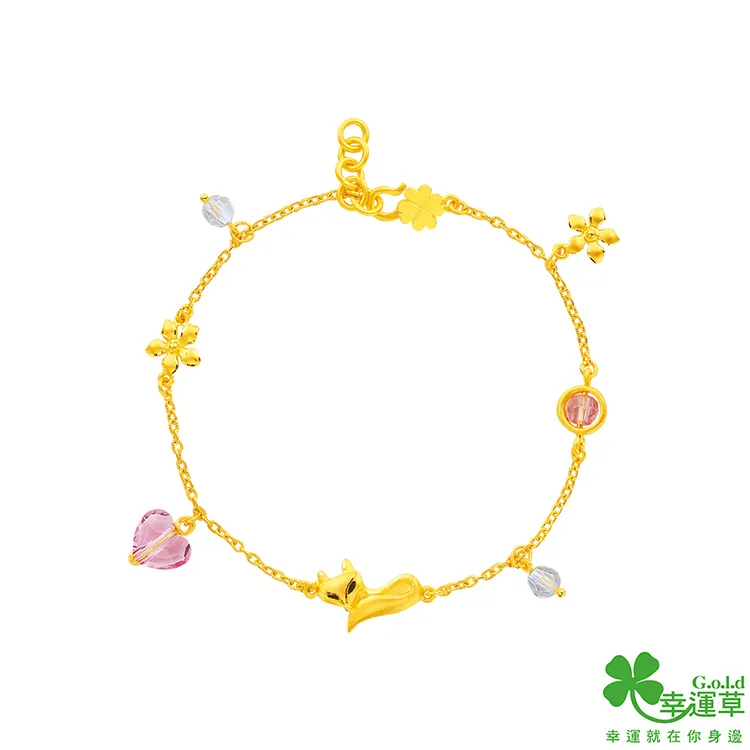幸運草 俏麗佳人黃金墜子 送項鍊 歷史價格詳細信息