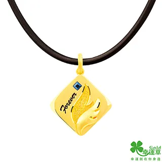 幸運草金飾 幸運的事黃金/水晶項鍊 歷史價格詳細信息