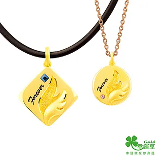 幸運草金飾 幸運的事黃金/水晶項鍊 歷史價格詳細信息