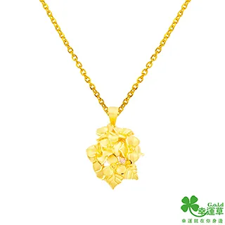 幸運草金飾 美喵動人黃金/純銀墜子 送項鍊 歷史價格詳細信息