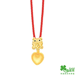 幸運草金飾 運金旺黃金墜子 送項鍊 歷史價格詳細信息