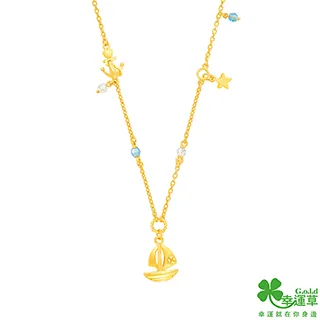 幸運草金飾 藍色傳說黃金/水晶耳環 歷史價格詳細信息