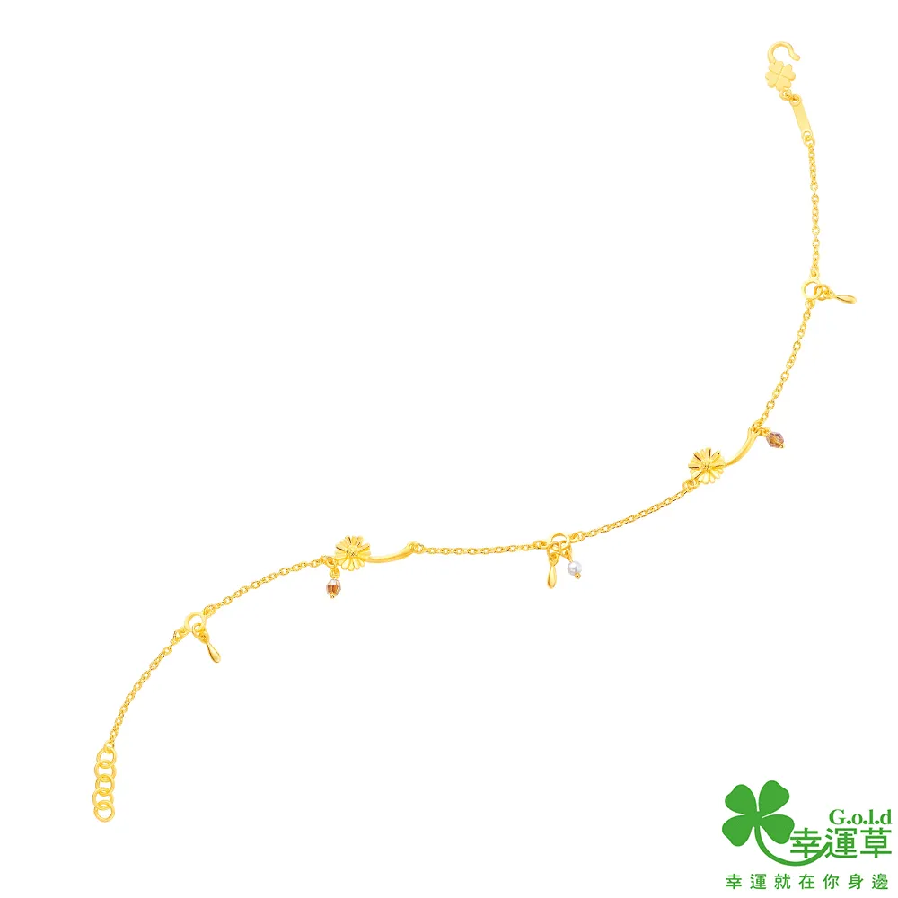 幸運草金飾 日日春黃金墜子-小 送項鍊 歷史價格詳細信息