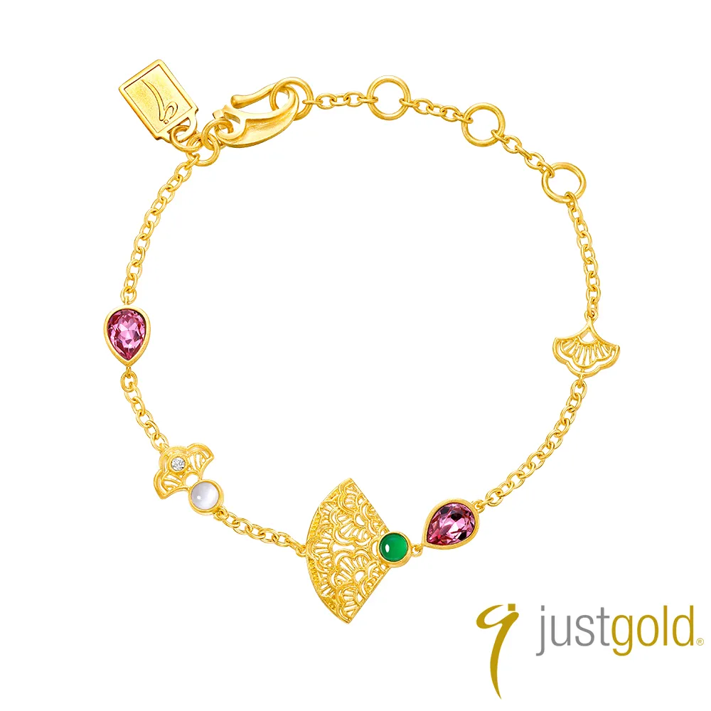 【Just Gold 鎮金店】扇念系列 黃金耳環(長) 歷史價格詳細信息