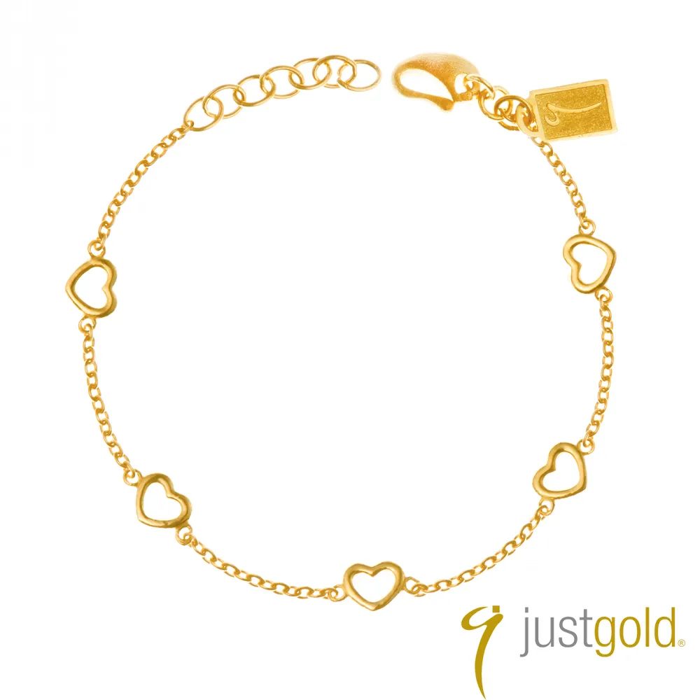 【Just Gold 鎮金店】純金手鍊系列-福氣綿綿 歷史價格詳細信息