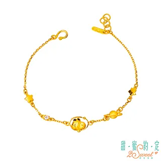 【甜蜜約定2Sweet】 黃金手鍊｜活動式  蠟繩  拉拉熊  兔耳朵  兔子  卡通  時尚  經典  金勝珠寶 歷史價格詳細信息