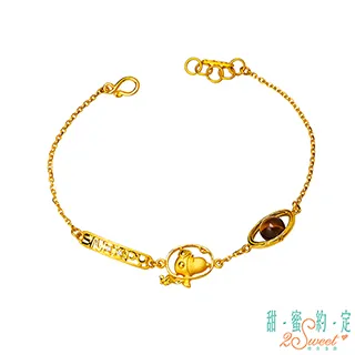 史努比SNOOPY黃金手鍊 太空系列 HC-3346  晶漾金飾鑽石JingYang Jewelry 歷史價格詳細信息
