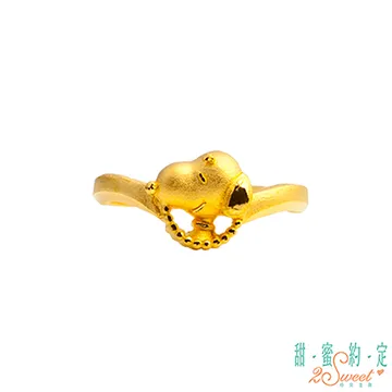 甜蜜約定2SWEET 滿心歡喜史奴比Snoopy立體黃金墜子  送項鍊 歷史價格詳細信息