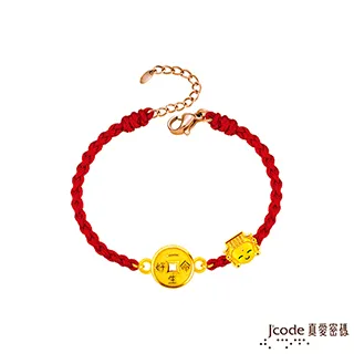 J’code真愛密碼 大甲媽保平安蘋果黃金編繩手鍊-立體硬金款 歷史價格詳細信息