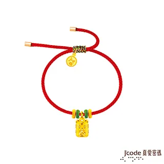 Jcode真愛密碼金飾 虎爺硬金編織手鍊 歷史價格詳細信息