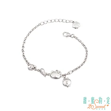 甜蜜約定 HelloKitty x LINE 真情兔兔白鋼項鍊 歷史價格詳細信息