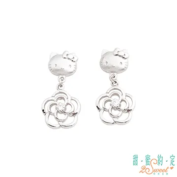 甜蜜約定 HelloKitty 花語kitty純銀耳環 歷史價格詳細信息