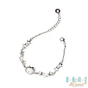 甜蜜約定 HelloKitty kitty愛作夢純銀手鍊 歷史價格詳細信息