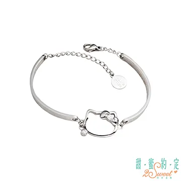 甜蜜約定 HelloKitty 我的幸運星Kitty & Melody黃金/白鋼手鍊 歷史價格詳細信息