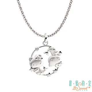 甜蜜約定 HelloKitty 獅子座Kitty純銀墜子 送項鍊 歷史價格詳細信息