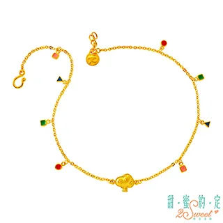 甜蜜約定2SWEET 普普風史奴比Snoopy黃金手鍊 歷史價格詳細信息