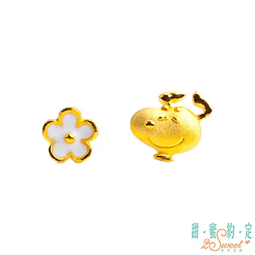 甜蜜約定2SWEET 心花朵朵Snoopy黃金耳環 歷史價格詳細信息