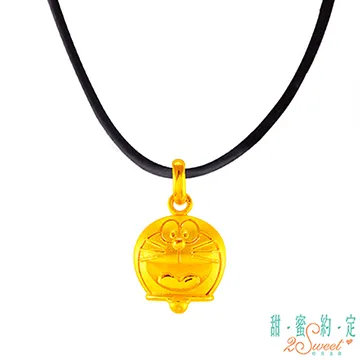 哆啦A夢黃金項鍊 正版授權 黃金墜  PE-7272 晶漾金飾鑽石JingYang Jewelry 歷史價格詳細信息