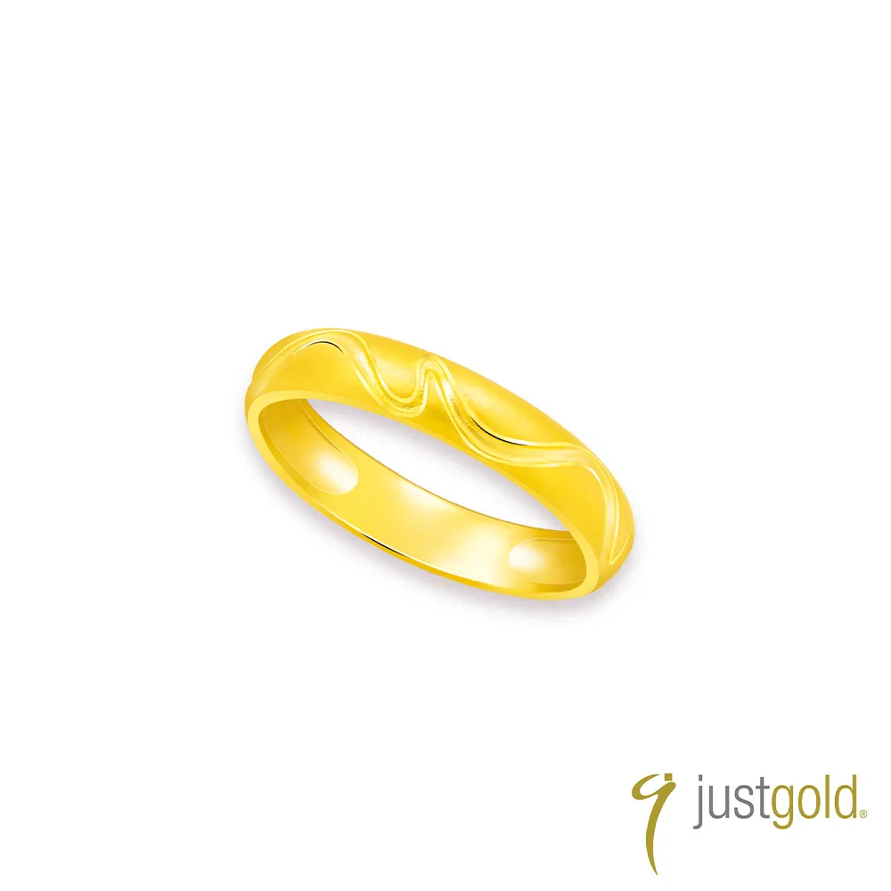 【Just Gold 鎮金店】予愛.真摯相守 黃金對戒(窄版-女戒) 歷史價格詳細信息