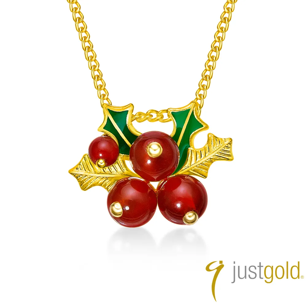 【Just Gold 鎮金店】冬日童話系列 黃金吊墜(粉紅榛子-不含鍊) 歷史價格詳細信息