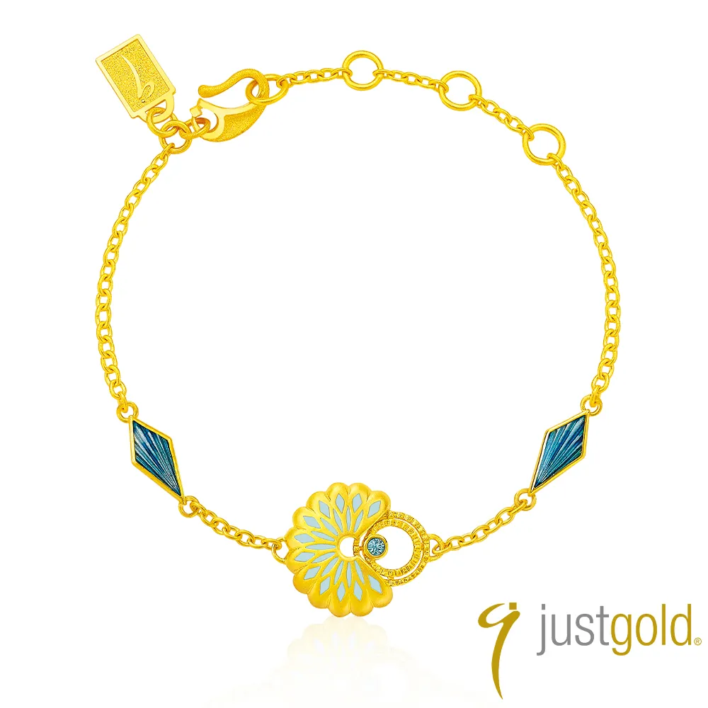 【Just Gold 鎮金店】星語心願純金系列 黃金手鍊-心形 歷史價格詳細信息