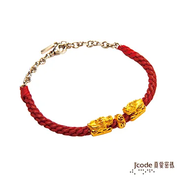J’code真愛密碼 真愛-貔貅黃金/琉璃編織手鍊-立體硬金款 歷史價格詳細信息