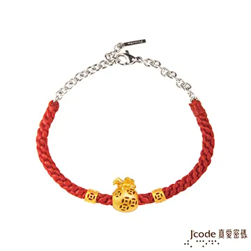 J’code真愛密碼 金錢袋黃金墜子/玫瑰金白鋼項鍊-大 歷史價格詳細信息