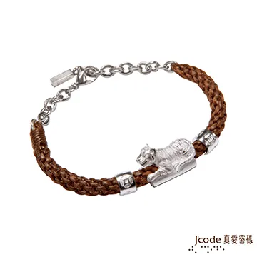J’code真愛密碼 咬錢虎黃金中國繩手鍊-大 歷史價格詳細信息