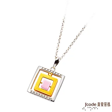 J’code真愛密碼 動人情話 純金+白鋼男項鍊 歷史價格詳細信息