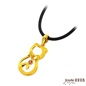 J’code真愛密碼 貓相伴黃金墜子 送項鍊 歷史價格詳細信息