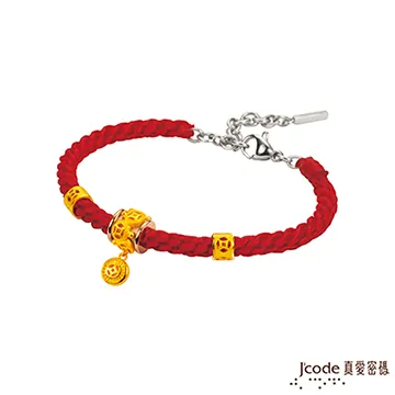 J’code真愛密碼 小幸運黃金編織手鍊 歷史價格詳細信息